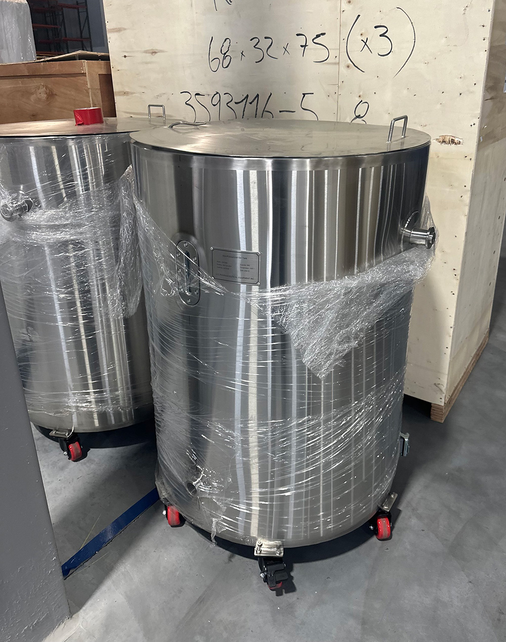 MXD Direct 300 Liter Gelatin Tanks